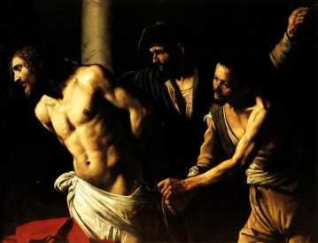 Le Christ à la colonne, peint par Le Caravage, 1607